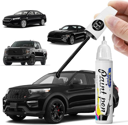 UA Ebony/Black Touch Up Paint Compatible with Ford, DIY Car Paint Scratch Repair, Automotive Paints, Quick & Easy Fix Scratch Repair for F150/Focus/Taurus/Mustang/Ranger/Escape/Explorer