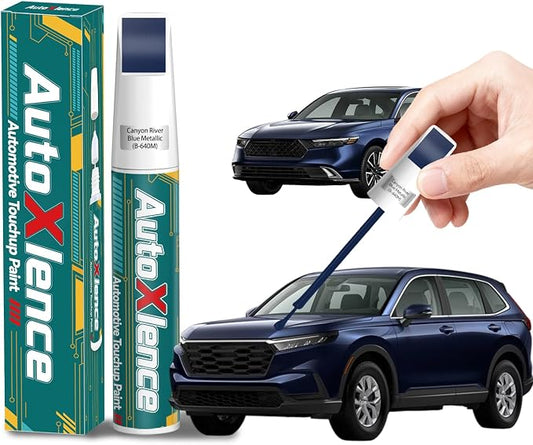 B-640M Canyon River Blue Metallic Touch Up Paint Compatible with Honda Car Paint Pen Scratch Repair Automotive Scratch Remover Fix Exact Color Match
