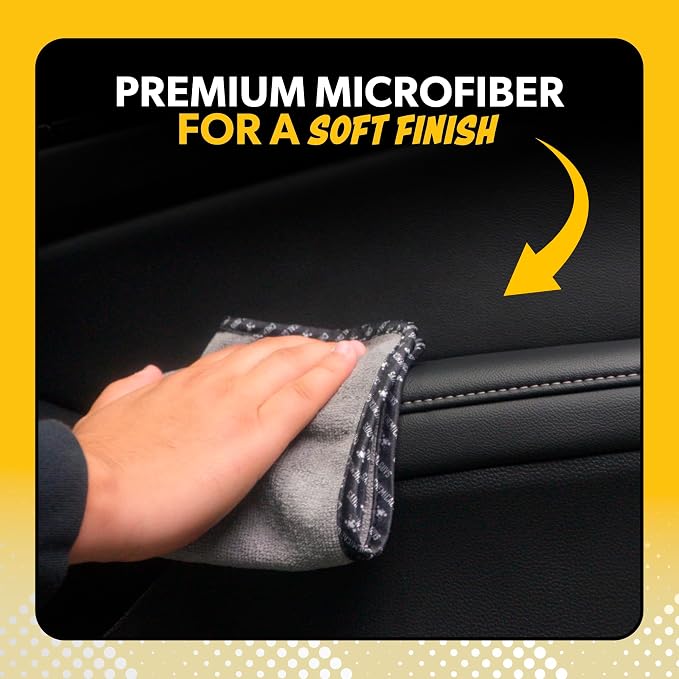 Chemical Guys AllSwipe Multi-Purpose Microfiber Towels for Cars Microfiber Cleaning Cloth Gray Drying Towels Car Detailing for Wash Interior and Glass, 14 x 12 Inch - 6 Pack