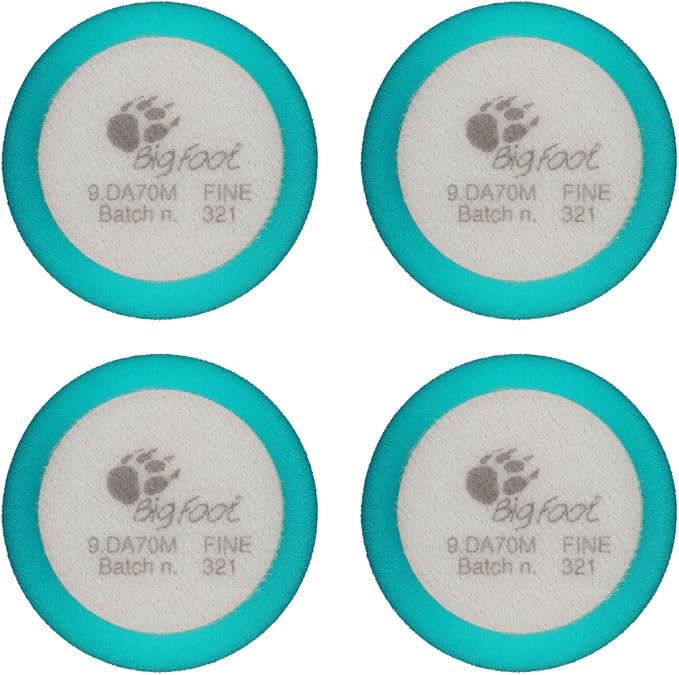 RUPES D-A Intermediate Foam Pads (Light Blue) Ø 54/70mm, 4 pcs