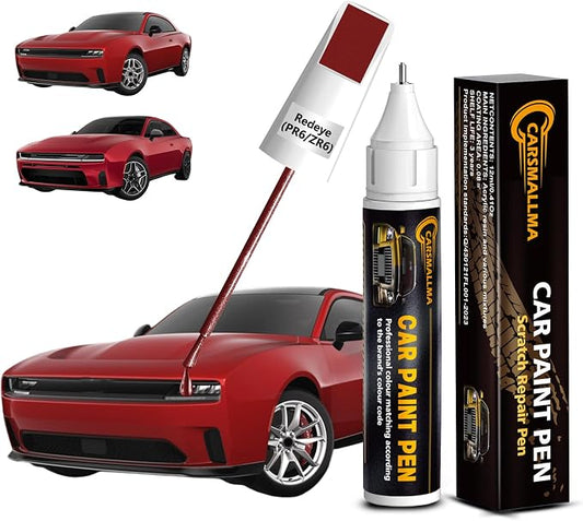 Redeye(PR6/ZR6) Car Touch Up Paint for Dodge, Color Accurate Car Paint Scratch Repair Pen Kit Quick & Easy Fix Vehicle Chips and Automotive Nicks Scuff
