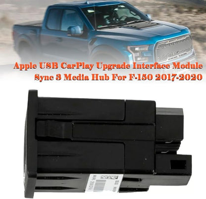 MAD HORNETS for Apple CarPlay USB Media Hub Upgrade Module HC3Z-19A387-H for Ford F-150 2017-2020 Sync 3