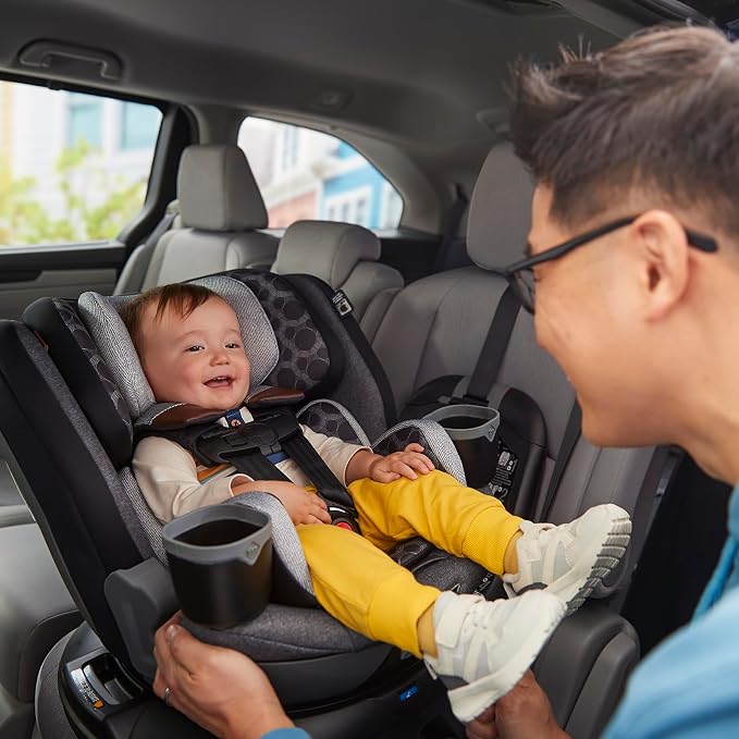 Disney Baby Turn and Go 360 Rotating All-in-One Convertible Car Seat, Vintage Mickey Mouse