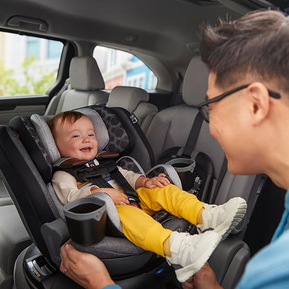 Disney Baby Turn and Go 360 Rotating All-in-One Convertible Car Seat, Vintage Mickey Mouse