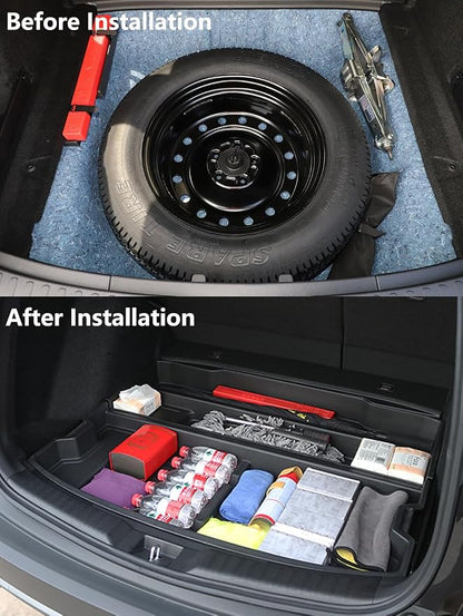Trunk Custom-Fit Organizer for Honda CR-V, SUV Insert Cargo Rear Hatch Storage Box for CRV EX LX EX-L Touring Turbo Plus Sport Accessories