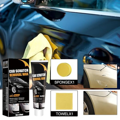 Scratch Remover for Vehicles,2026 New Scratch Removal Wax,Containing Wiping Sponge car Paint Scratch Repair Polishing Wax,Used for Deep Scratches on Various Vehicles (1pc)