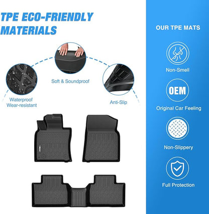 Nilight Floor Mats for Toyota Camry 2025 2026 (Hybrid Only) All Weather Custom Fit Heavy Duty Floor Liners