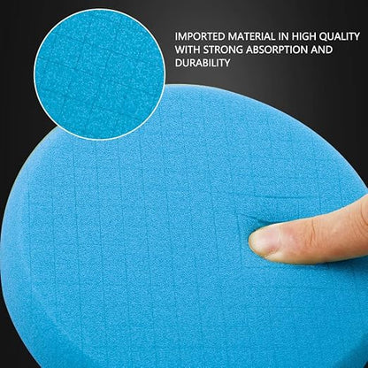 Blue T60 Moderate-Cut Foam Polishing Pads, SPTA 1Pc 5.5 Inch Face for 5 Inch 125mm Backing Plate Compound Buffing Sponge Pads for Car Buffer Polisher Compounding, Polishing and Waxing -FPTSS5B