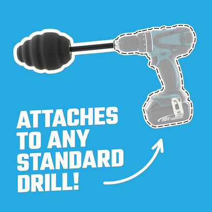 Chemical Guys Ball Buster Wheel and Rim Speed Polisher - Wheel Cleaner Drill Attachment for Safe & Easy Cleaning Hard-to-Reach Areas on Cars, Trucks, SUVs, RVs, and Motorcycles