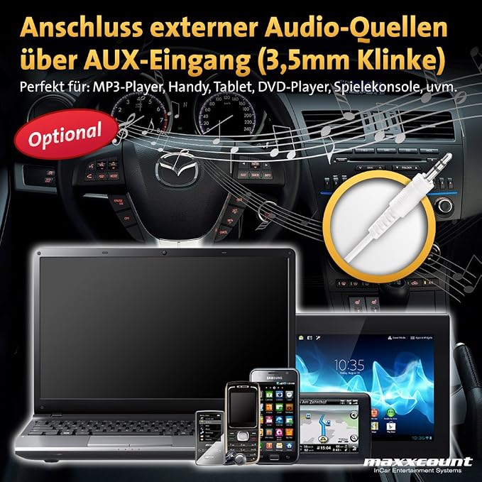 MAZ8U3 (GROM-USB3-MAZ8) Android and iOS Smartphone Integration for Select 2009-2013 Mazda Vehicles
