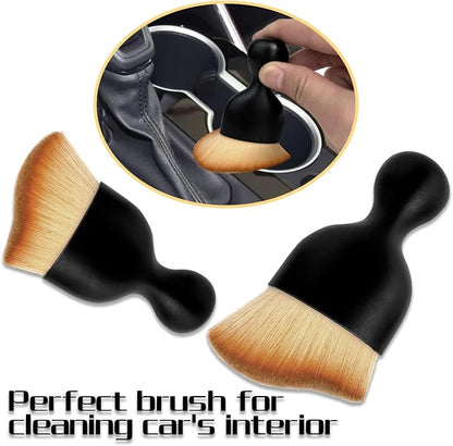 XY North Car Interior Dust Brush, Auto Detailing Brush, Soft Bristles Car Cleaning Brushes, Tool for Air Conditioner Vents, Leather, Computer, Scratch Free, Car Interior Accessories