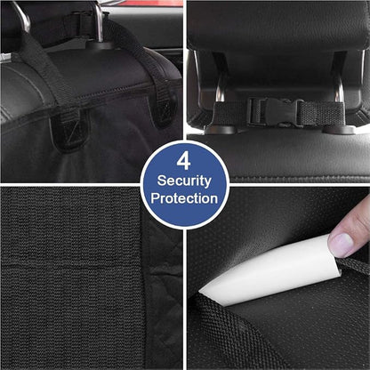 HONEST OUTFITTERS Dog Car Seat Cover 2 Pack, Waterproof Front Seat Car Cover for Cars, Trucks, and Suvs, Pet Front Cover for Cars, Nonslip Dog Seat Cover, Black