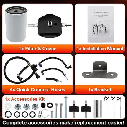 CP4-6.7F-BP-G2.1 CP4 Disaster Prevention Kit, Compatible with 2011-2025 Ford F250 F350 F450 F550 Super Duty 6.7L V8 Diesel Engine, Replace # 7031190