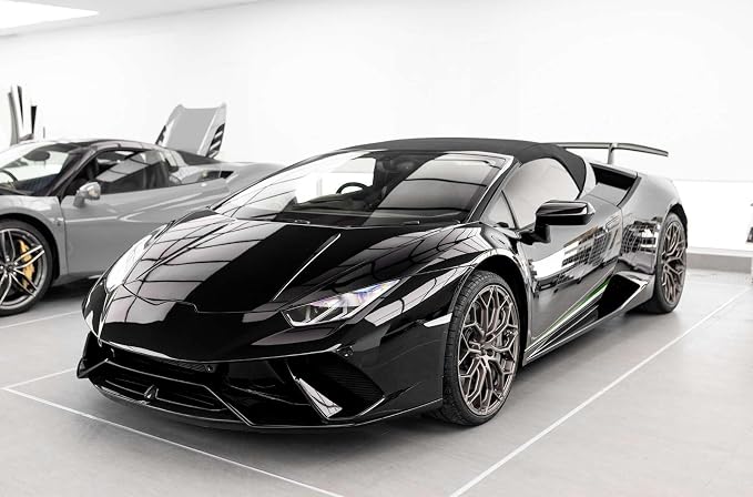 PPF Paint Protection Film Gloss Piano Black Self Healing Auto Bra Vinyl Wrap Invisible Scratches Shield Sheet DIY with Tool Set 1.6FTx5FT