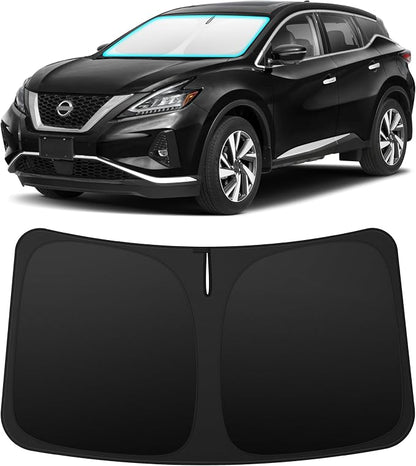 INSAUTO Custom Fit Windshield Sun Shade Accessories for Nissan Murano 2015-2024, Foldable Front Window Sunshade, UV & Heat Reflector, Keeps Interior Cool, Includes Storage Bag