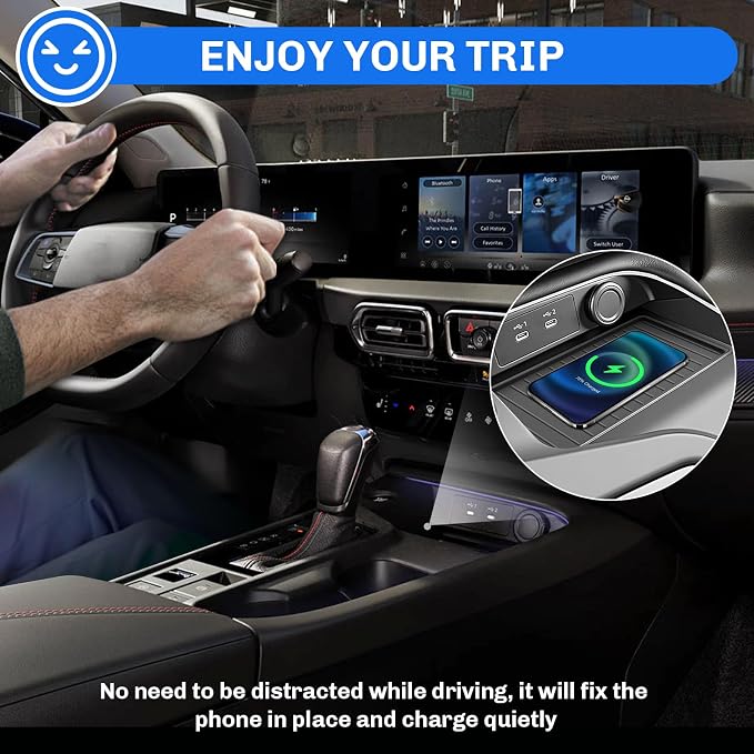 SXCY for 2026 Nissan Sentra Wireless Charging Protective Mats for 2026 Nissan Sentra Accessories Center Console Inserts Liner Anti-Slip Anti-Dust Waterproof Mats