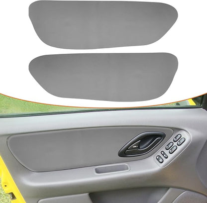 RUIANTE 2pcs Door Panel Cover Trim Replacement Compatible for Escape 2001-2007 Car Interior Accessories (Grey)