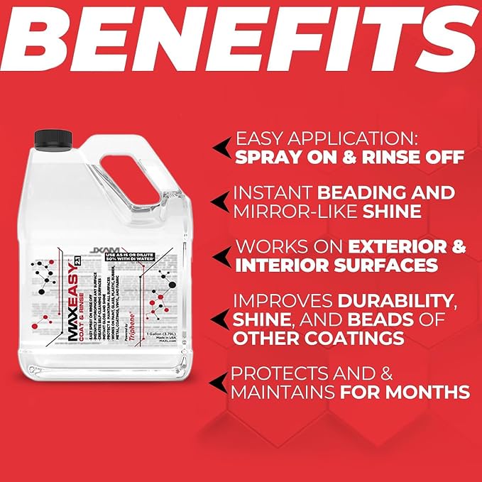 MAXEasy® - Instant Automotive Coating 2.0 Powered by Triphene™ (1 Gallon)