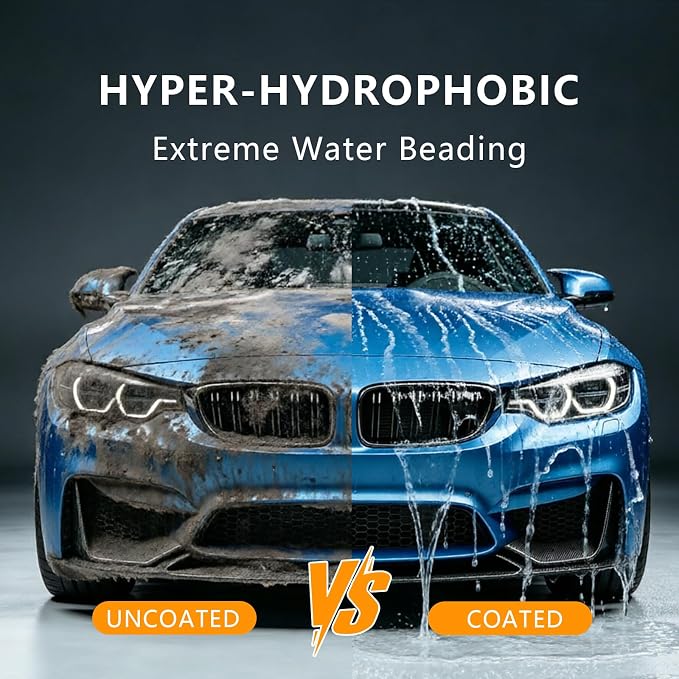 Nano Ceramic Coating Spray, High-Gloss Paint Protection | Nano ceramic coating spray for cars, trucks and SUVs. Creates a hydrophobic layer for gloss and protection.