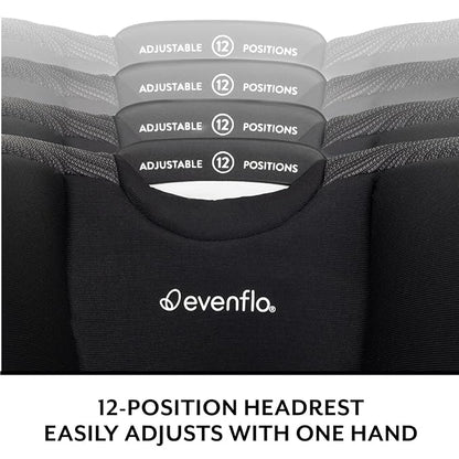 Evenflo All4Stages Slim 4-in-1 Convertible Car Seat (Baldwin Gray)