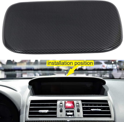 HIGH FLYING for Subaru WRX STI 2015 2016 2017 Carbon Fiber Grain Car Interior Accessories Center Consoles Dashboard Instrument Panel Console Hood Cover Trim ABS 1pc (NOT fit WRX Limited)