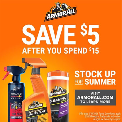 Armor All Podium Series Hybrid Ceramic Wash & Shine, 16 fl oz, 2-in-1 Car Wash and Wax Developed in Collaboration With Oracle Red Bull Racing