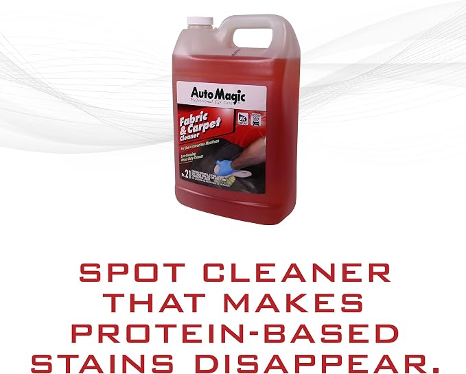 Auto Magic Fabric & Carpet Cleaner for Hot or Cold Water Extraction Machines - 128 Fl Oz