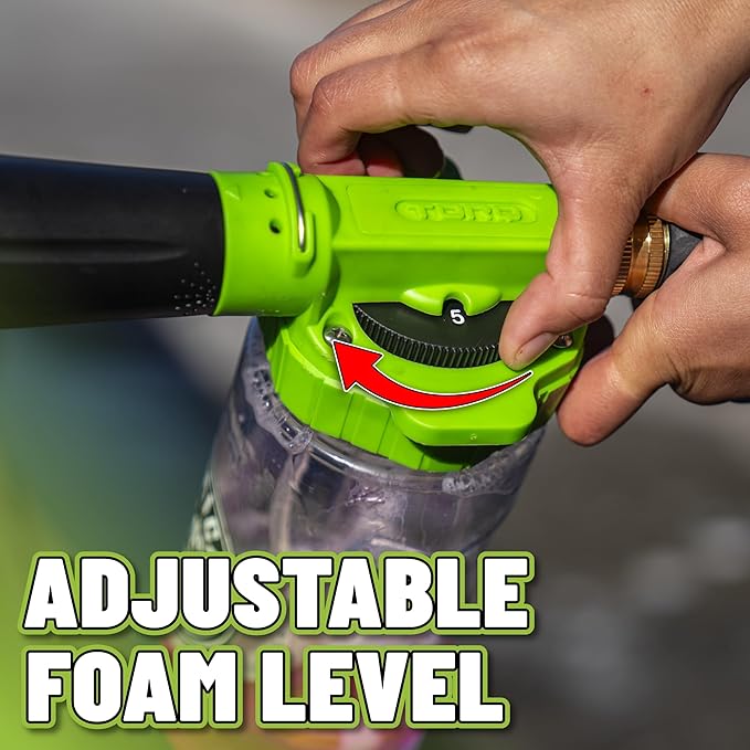 Chemical Guys TORQ Foam Blaster 6 - Foam Cannon Garden Hose Attachment,Easy to Use,Sprays Thick Suds for Safe Washing Trucks,SUVs,Motorcycles,RVs,and Other Vehicles,(Pack of 6)