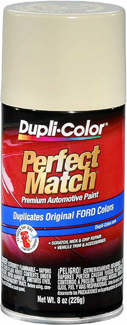 Dupli-Color EBFM00417 Perfect Match Automotive Spray Paint – Ford Wimbledon White, 9A – 8 oz. Aerosol Can