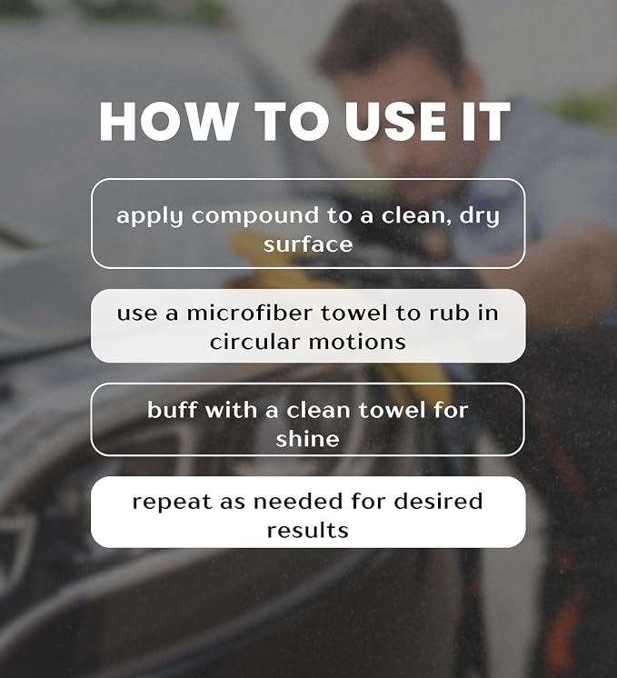 Turtle Wax Rubbing Compound 10.5 oz Bundle with Microfiber Cloth – Polishing Compound for Car Scratches and Surface Restoration – Gift Set (2 Items)