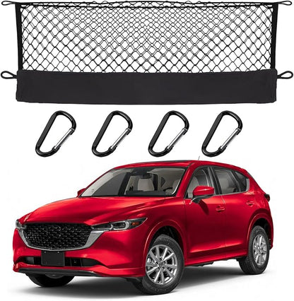 Envelope Style Cargo Net Compatible with Mazda CX-5 CX5 2026 2025 2024 2023 2022 2021 2020 2019 2018 2017 2016 2015 2014 2013 Trunk Car Rear Tailgate Touring Netting