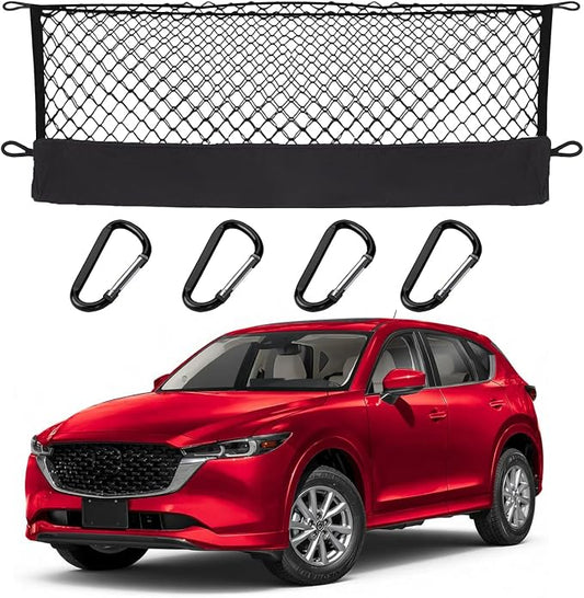 Envelope Style Cargo Net Compatible with Mazda CX-5 CX5 2026 2025 2024 2023 2022 2021 2020 2019 2018 2017 2016 2015 2014 2013 Trunk Car Rear Tailgate Touring Netting