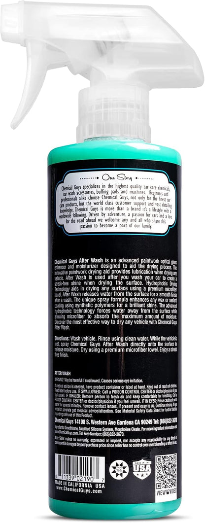 Chemical Guys CWS_801_16 After Wash Sprayable Gloss Boosting Car Wash Drying Aid (Helps Reduce Water Spots), 16 fl. Oz (Pack of 2)