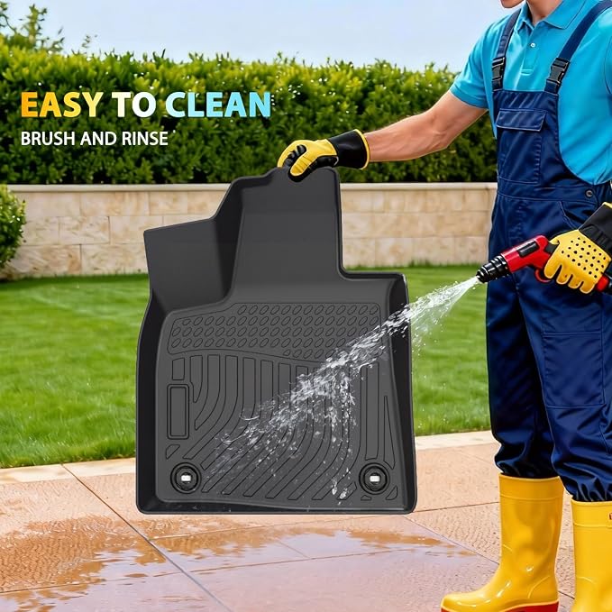 Floor Mats & Cargo Liner for 2016-2022 Lexus RX 350 | RX 450h (NOT for RXL), Custom Fit Floor Liners All Weather Protection TPE Car Mats Accessories Waterproof Anti-Slip