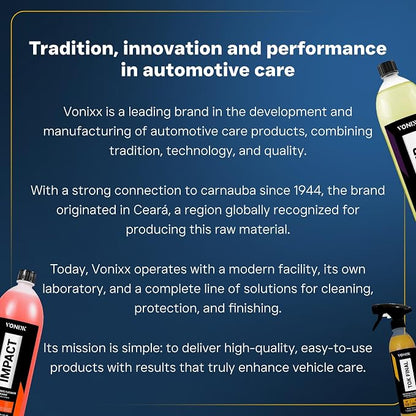 Vonixx Shiny High Gloss Tire Dressing | Long-Lasting Wet Shine, Water-Resistant, Eco-Friendly, Silicon-Based Tire Protectant | 50.7 fl oz (1.5L)
