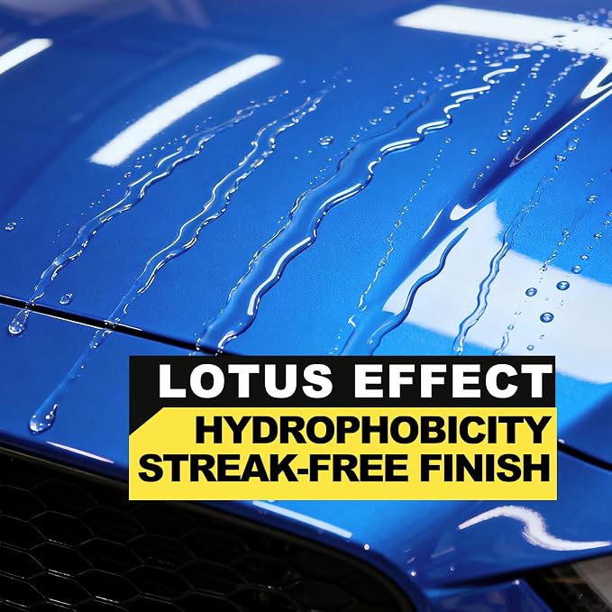 500ML Ceramic Coating for Cars: Quick Effect Coating Agent for Car Motorcycles Trucks & RVs - Extreme Hydrophobic Water Beading & Deep Gloss Shine for Long-Lasting Polish Spray Wax