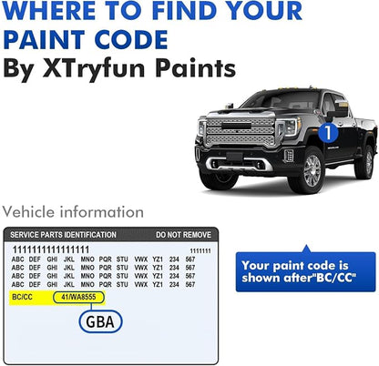 Crimson Red/Siren Red G1E/WA405Y Touch Up Paint Compatible with GMC, DIY Car Paint Scratch Repair, Automotive Paints, Quick & Easy Fix Scratch Repair for Sierra/Terrain/Yukon/Acadia