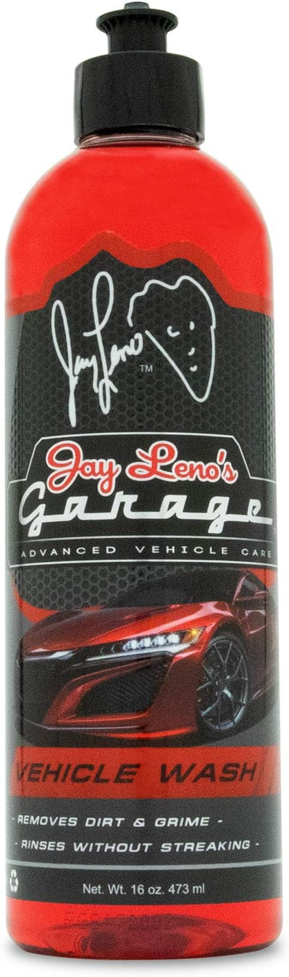 Jay Leno's Garage Car Shampoo – Advanced PH Neutral Car Shampoo Exterior Cleaner, Thorough Foaming Car Wash Shampoo for Deep-Clean Professional Vehicle Wash and Auto Detailing Car Care (16 oz.)