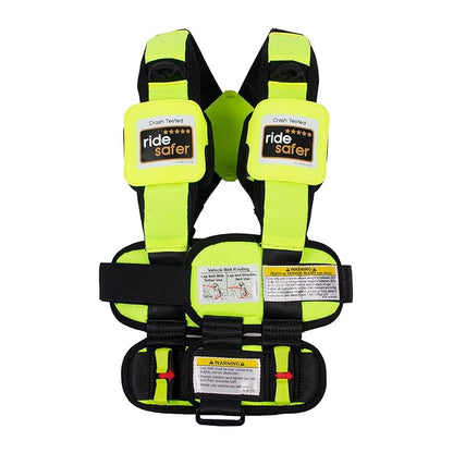 RideSafer Gen 5 - Extra Small (XS) Yellow, Lightweight, Compact, Portable Car Seat, 2+ Years; 26.5–40 lb - Perfect for Travel and Everyday Child Safety