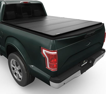 AUTOSAVER88 FRP Truck Bed Tonneau Cover Hard Tri-fold Fits for Ford F-150 F150 2015-2026 5.5ft Bed (Excl. Raptor Series)