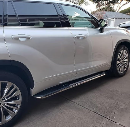 5.5" Stainless Steel Step Bars for 2020-2024 2025 2026 Toyota Highlander XU70 Running Boards Side Steps nerf bar Pedal Accessories
