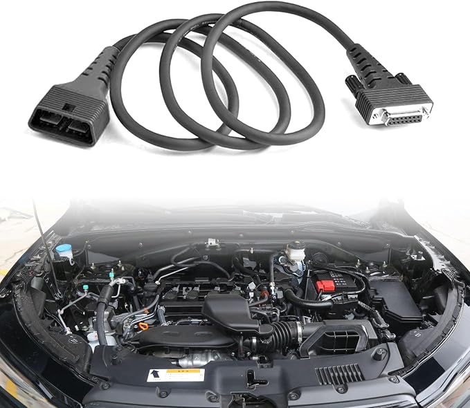 Main Cable Fit for TOPDON AD500, AD600S, ARTIDIAG PRO, ARTIDIAG 600PRO OBD2 Diagnostic Scanner Replacement Test Cable Adapter Connector