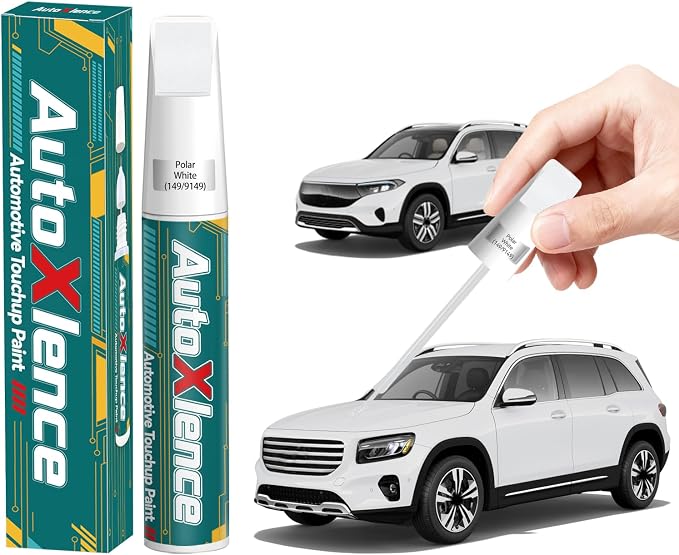 Polar White(149/9149) Touch Up Paint Compatible with Mercedes-Benz Car Paint Pen Scratch Repair Automotive Scratch Remover Fix Exact Color Match