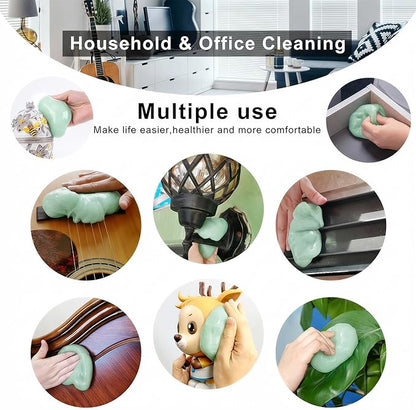 ASFSKY Car Cleaning Gel (3 Pack) Cleaning Putty Universal Dust Cleaning Car Interior Cleaner Keyboard Dust Remover Car Slime Gifts for Men Women Girl