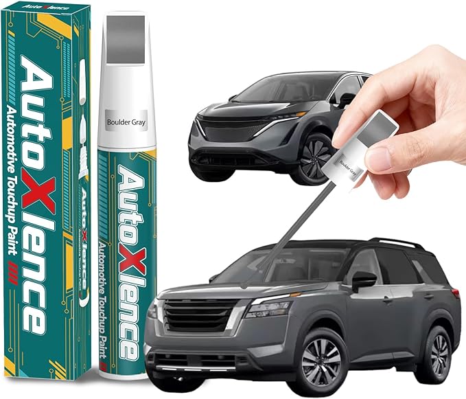 Boulder Gray(KBY) Touch Up Paint Compatible with Nissan Car Paint Pen Scratch Repair Automotive Scratch Remover Fix Exact Color Match