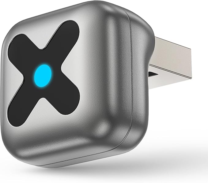 Wireless Adapter, Bluetooth 5.4 A9 Chip CarPlay Android Auto Converter, 3-5s Auto Connect, Heat Resistant for Daily Commute & Road Trip