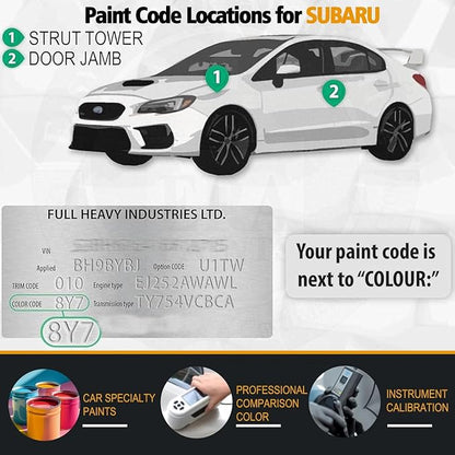 M3/P8Y Magnetite Gray Metallic Car Touch Up Paint for Subaru, Color Accurate Car Paint Scratch Repair Pen Kit Quick & Easy Fix Vehicle Chips and Automotive Nicks Scuff