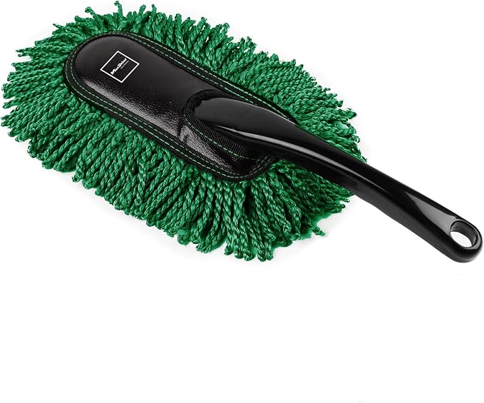 Maxshine Universal Mini Microfiber Car Duster – Interior Dusting Tool for Cars, Trucks & SUVs – Safe on All Surfaces – Gently Removes Dust, Dirt & Debris – Reusable Auto Detailing Brush