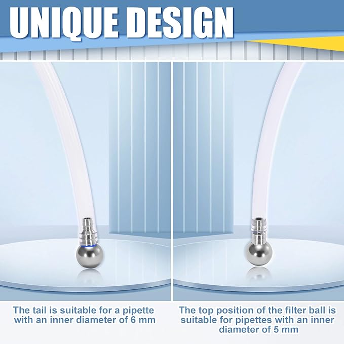 Tool Daily Foam Cannon Straw, Foam Cannon Tube Suits for Most Foam Lance, 9 Inch, 2 PCS Stainless Steel Filter Ball