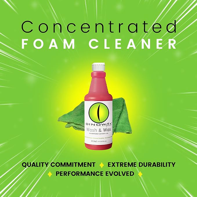 Wash and Wax, Car Wash Concentrate, Car Detailing Shampoo With Ph Balance and 20% Concentration, Clean Collection, Cherry Pie Scent (32 oz)
